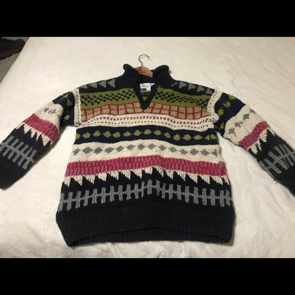 DEL MUNDO sweater 100% wool